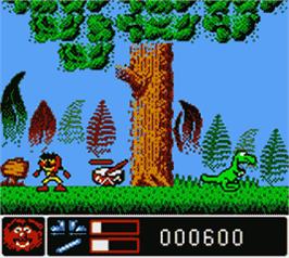 In game image of Muppets, The on the Nintendo Game Boy Color.