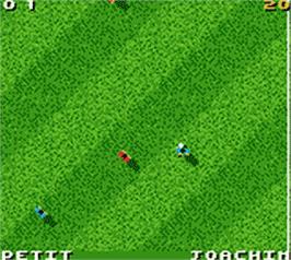 In game image of O'Leary Manager 2000 on the Nintendo Game Boy Color.