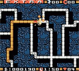 In game image of Painter on the Nintendo Game Boy Color.