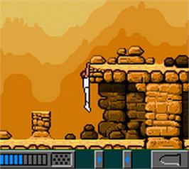 In game image of Planet Of The Apes on the Nintendo Game Boy Color.