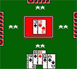 In game image of Pocket Color Trump on the Nintendo Game Boy Color.