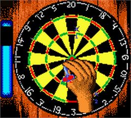 In game image of Pro Darts on the Nintendo Game Boy Color.
