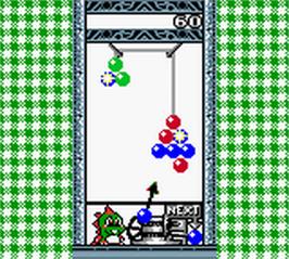 In game image of Puzzle Bobble 4 on the Nintendo Game Boy Color.