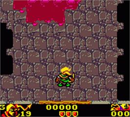 In game image of Robin Hood on the Nintendo Game Boy Color.
