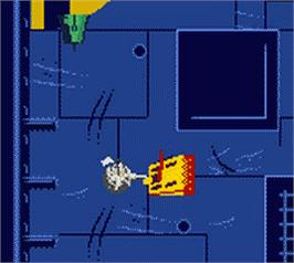 In game image of Robot Wars - Metal Mayhem on the Nintendo Game Boy Color.