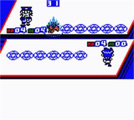 In game image of Shin Megami Tensei Trading Card: Card Summoner on the Nintendo Game Boy Color.