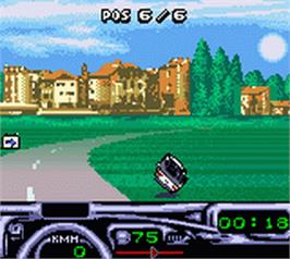 In game image of Taxi 2 on the Nintendo Game Boy Color.