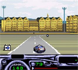 In game image of Taxi 3 on the Nintendo Game Boy Color.