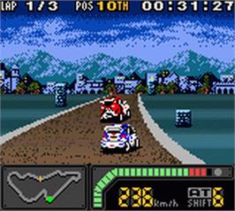 In game image of Top Gear Pocket 2 on the Nintendo Game Boy Color.
