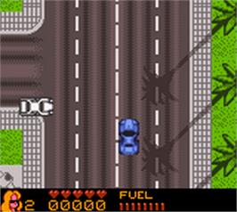 In game image of V.I.P. on the Nintendo Game Boy Color.