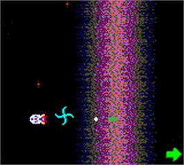 In game image of Yars' Revenge on the Nintendo Game Boy Color.