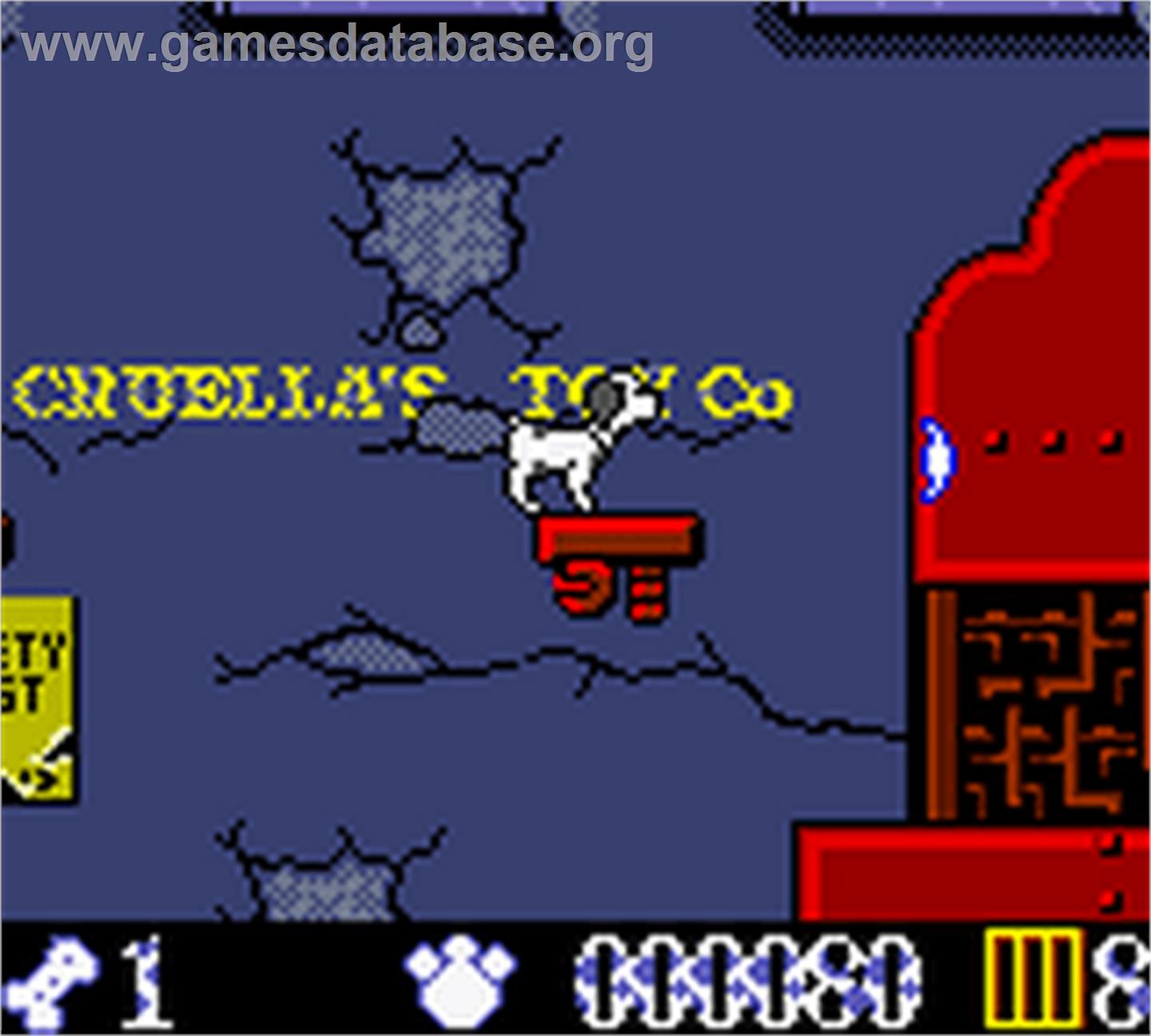 102 Dalmatians: Puppies to the Rescue - Nintendo Game Boy Color - Artwork - In Game