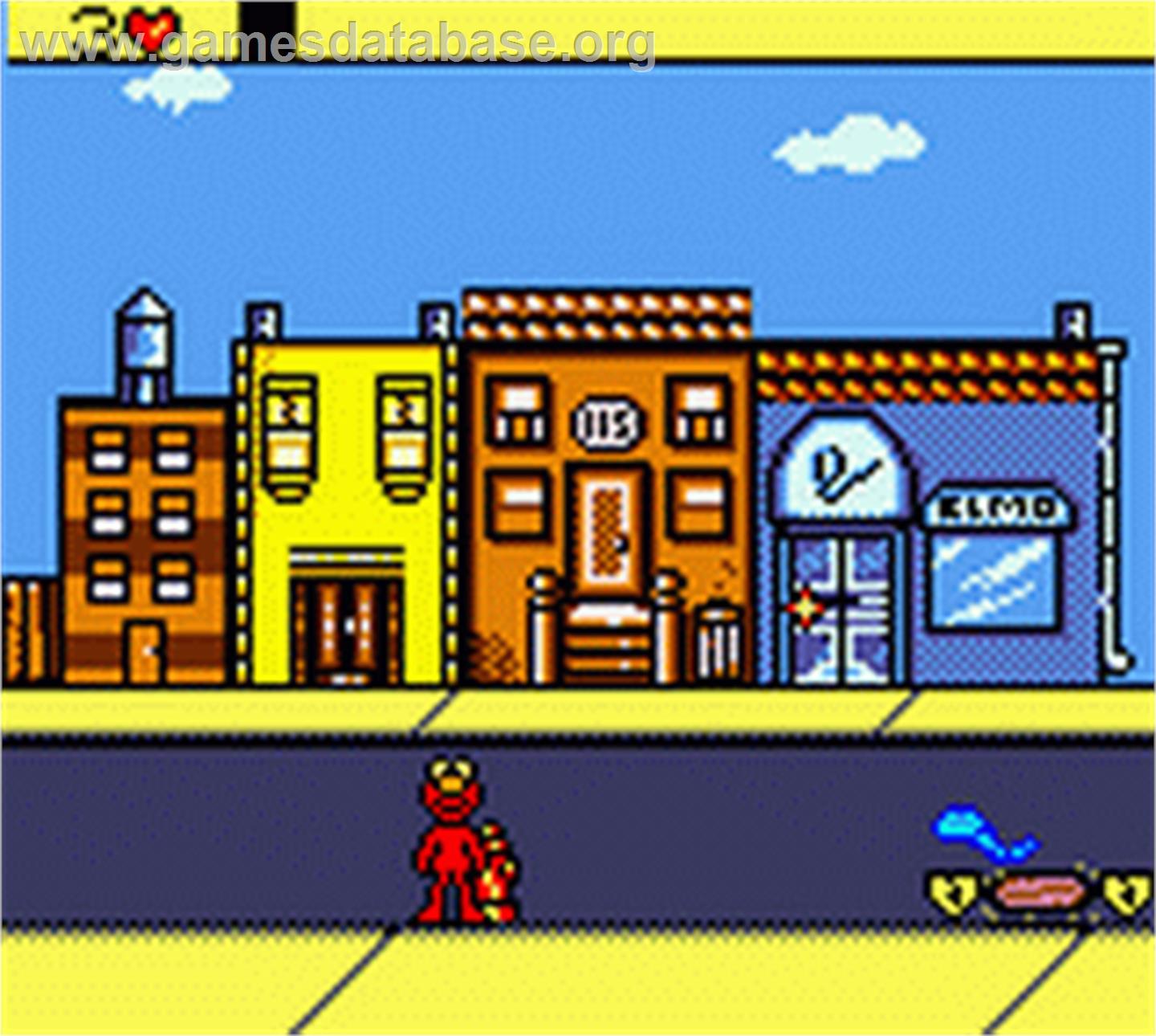 Adventures Of Elmo In Grouchland, The - Nintendo Game Boy Color - Artwork - In Game