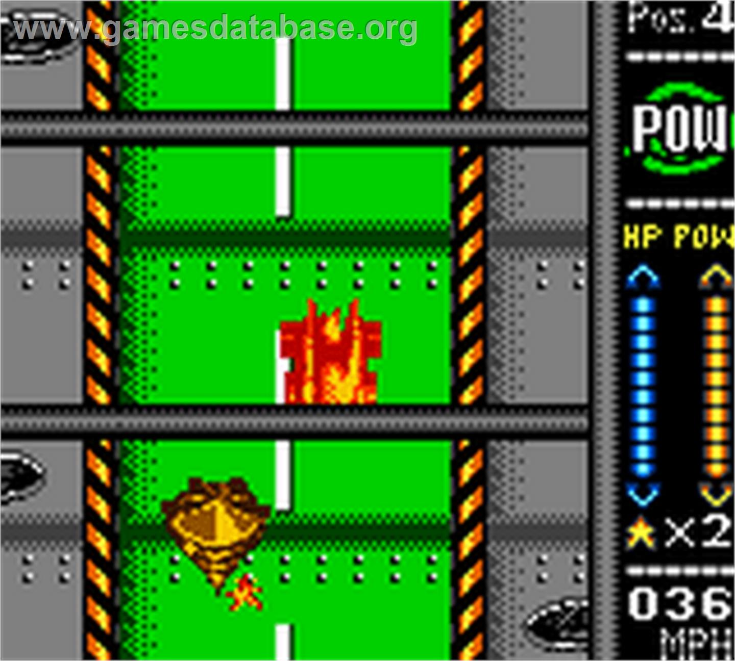 Armada - Fx Racers - Nintendo Game Boy Color - Artwork - In Game