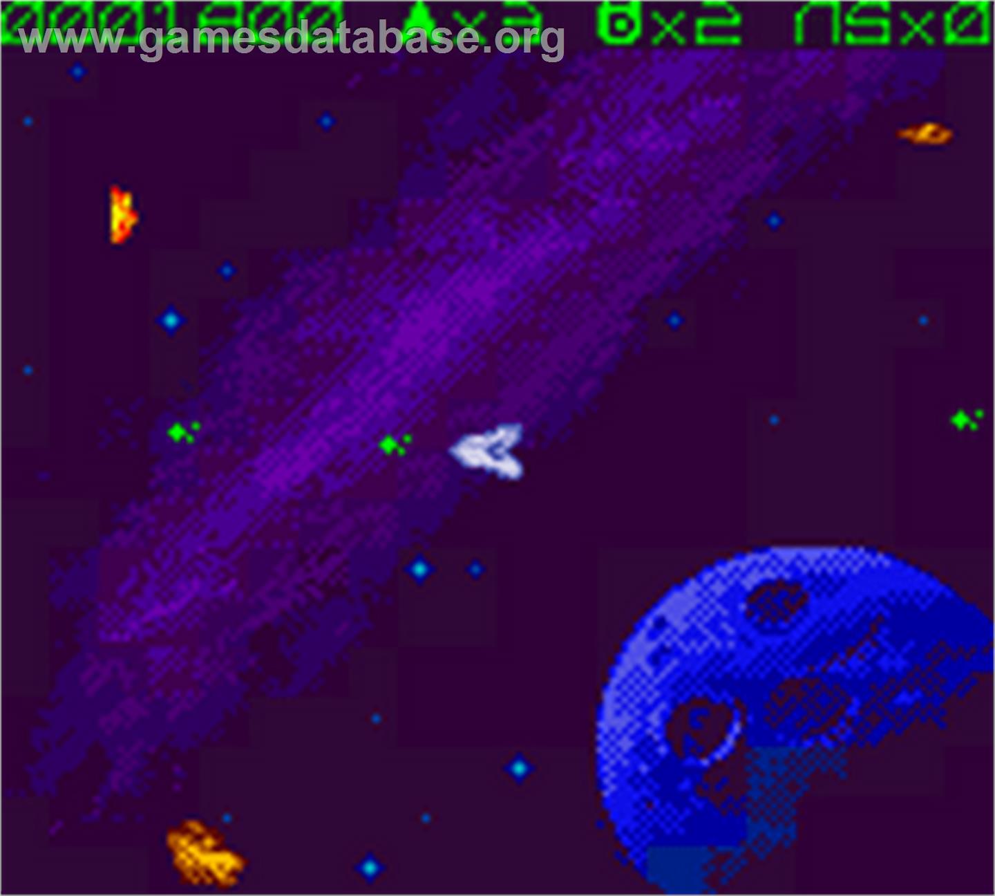 Asteroids - Nintendo Game Boy Color - Artwork - In Game