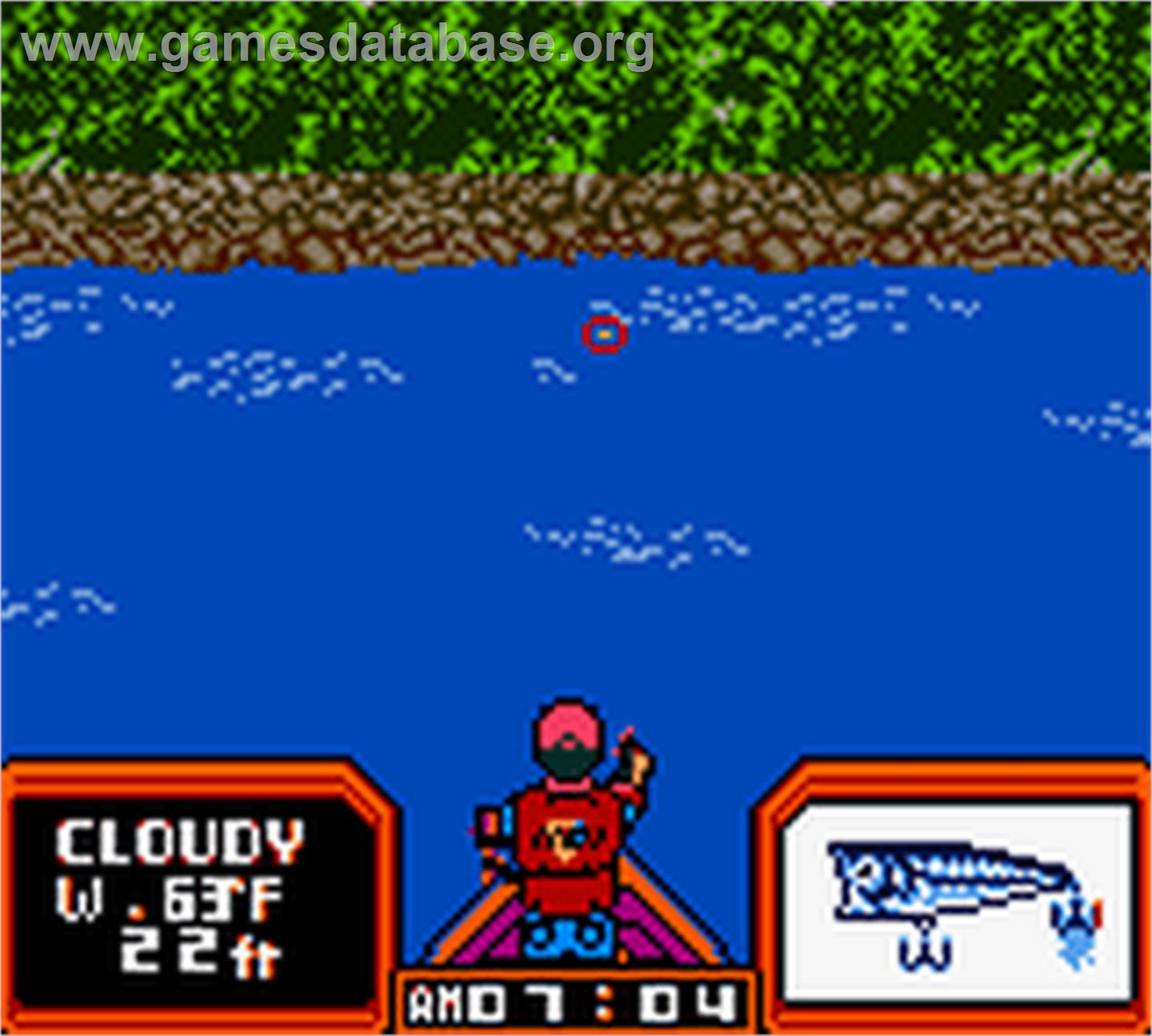 Bass Masters Classic - Nintendo Game Boy Color - Artwork - In Game