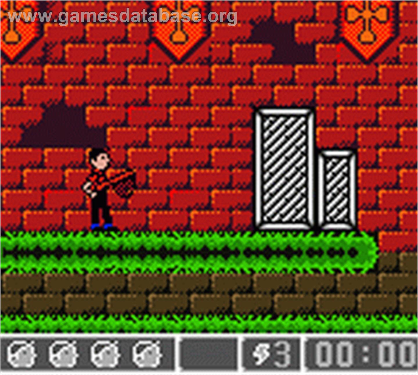 Bob et Bobette: Les Dompteurs du Temps - Nintendo Game Boy Color - Artwork - In Game