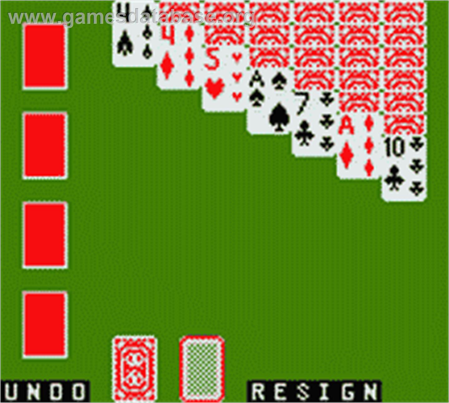 Card Sharks - Nintendo Game Boy Color - Artwork - In Game