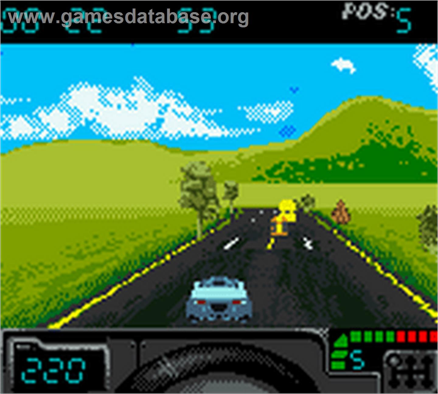 Cruis'n Exotica - Nintendo Game Boy Color - Artwork - In Game
