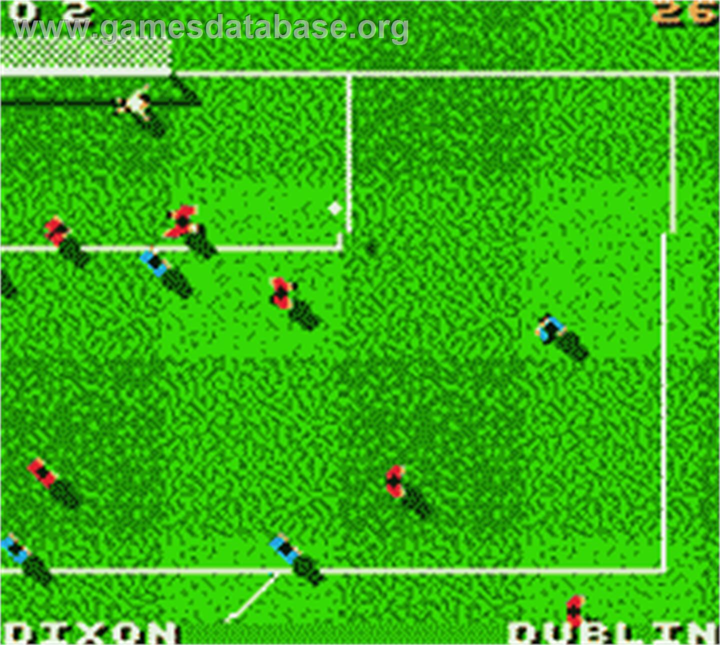 David O'Leary's Total Soccer 2000 - Nintendo Game Boy Color - Artwork - In Game