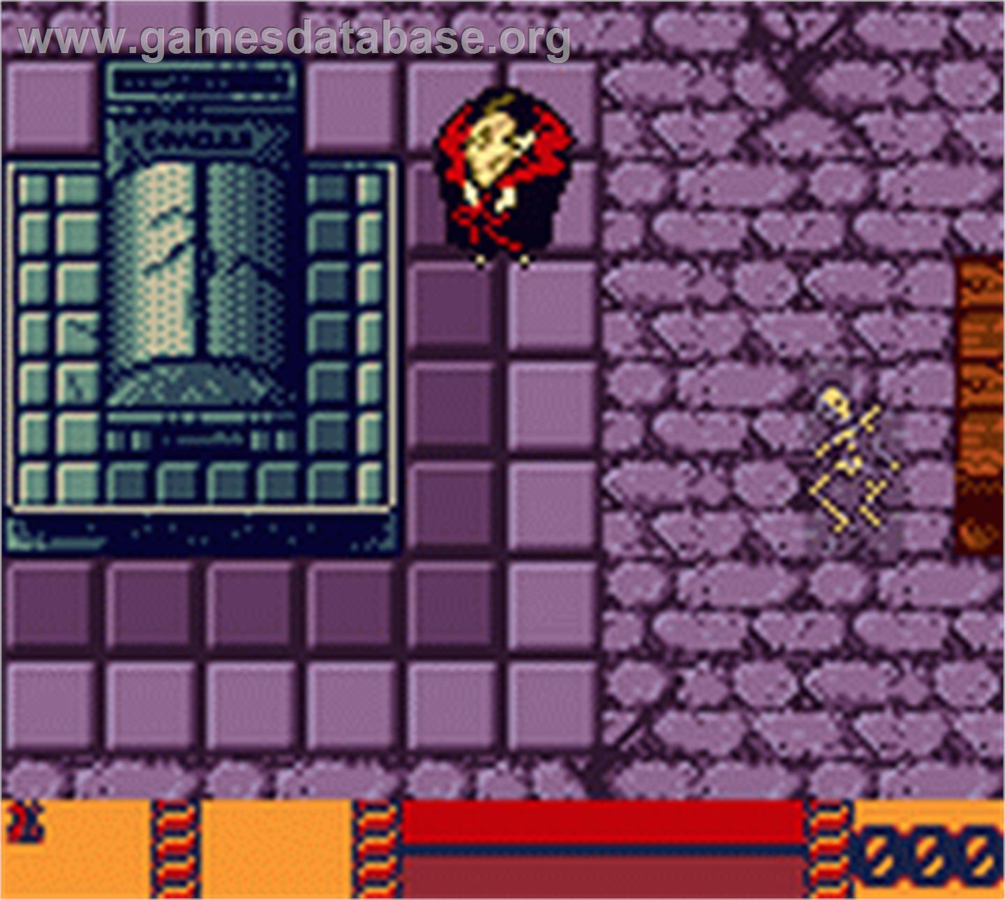 Dracula - Crazy Vampire - Nintendo Game Boy Color - Artwork - In Game