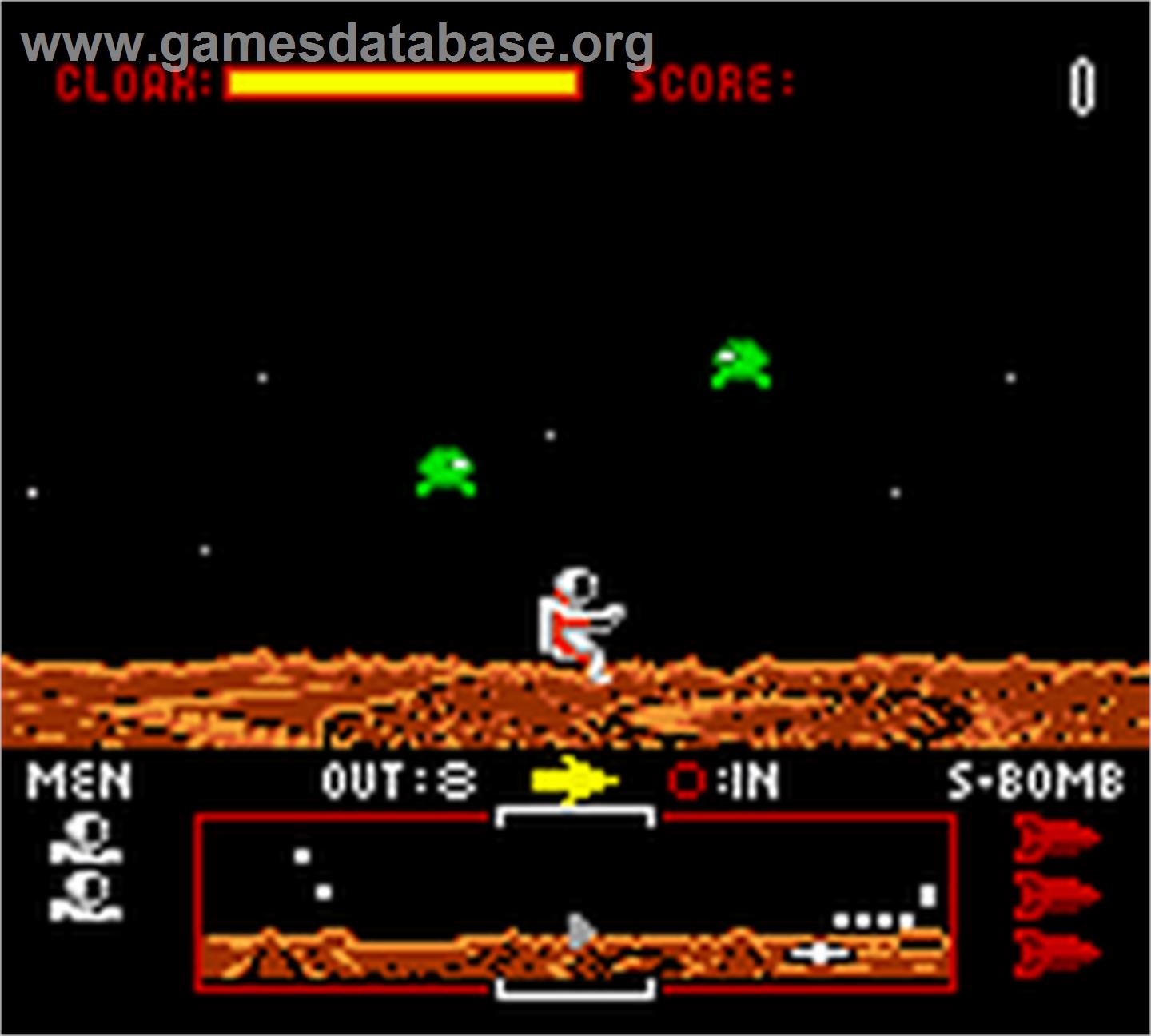 Dropzone - Nintendo Game Boy Color - Artwork - In Game