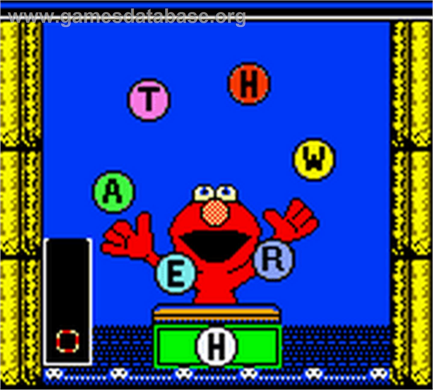 Elmo's Abcs - Nintendo Game Boy Color - Artwork - In Game