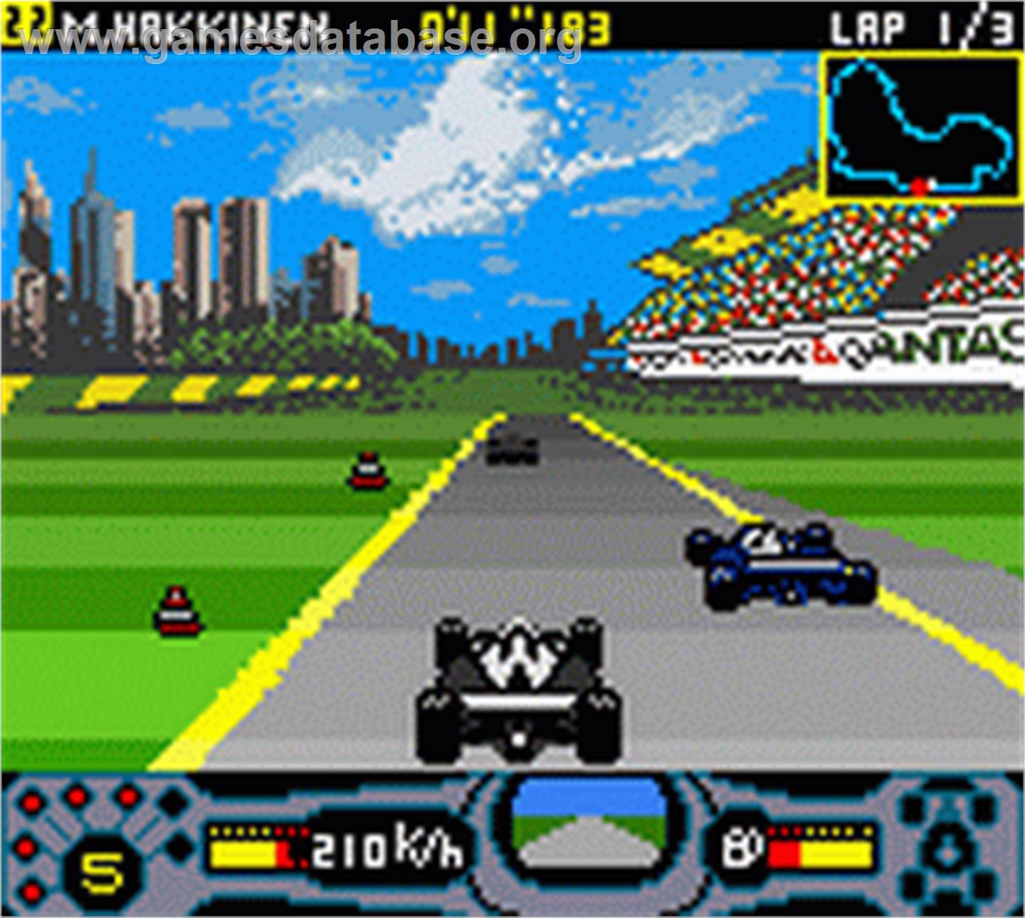 F1 Racing Championship - Nintendo Game Boy Color - Artwork - In Game