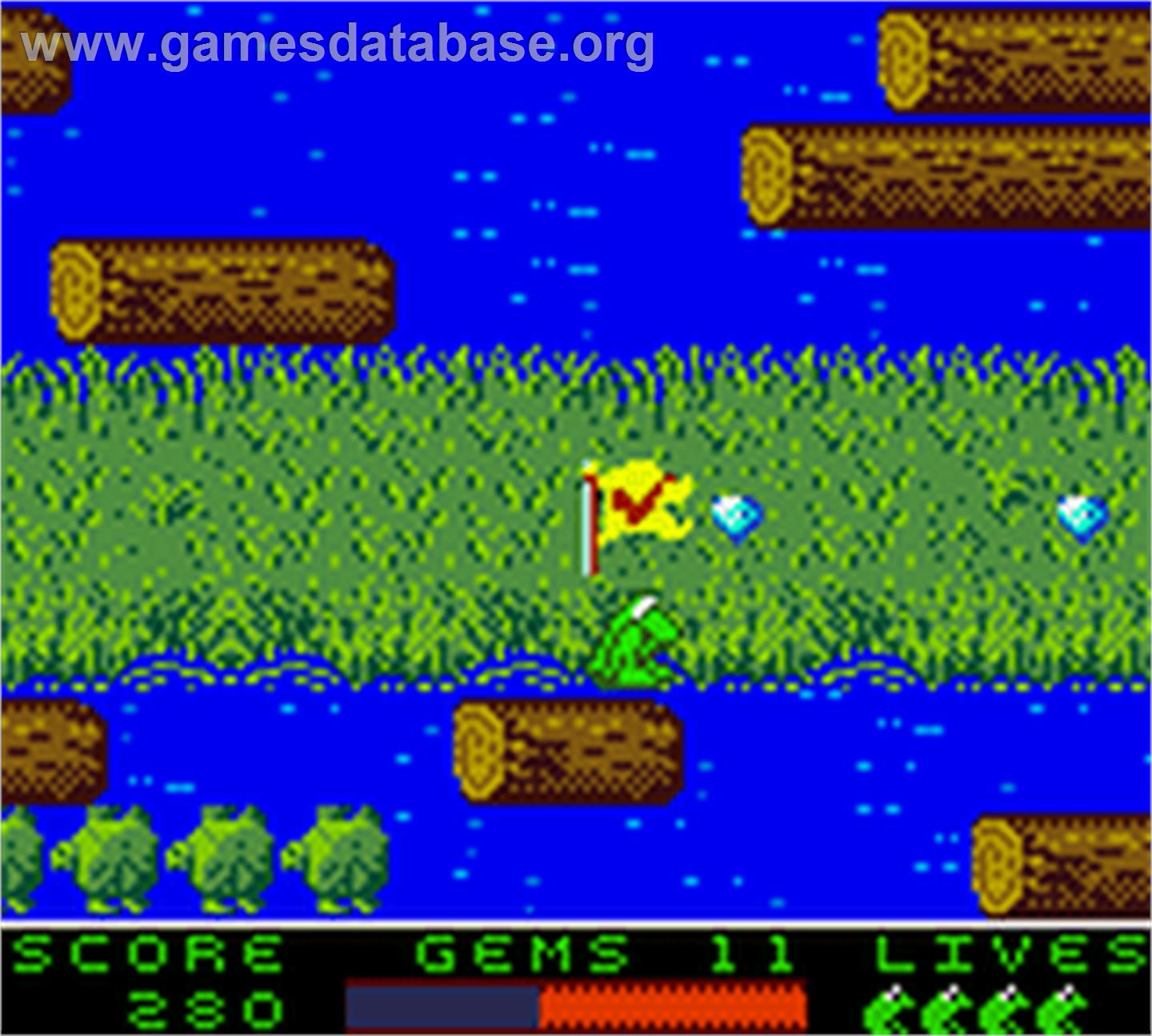 Frogger 2 - Swampy's Revenge - Nintendo Game Boy Color - Artwork - In Game
