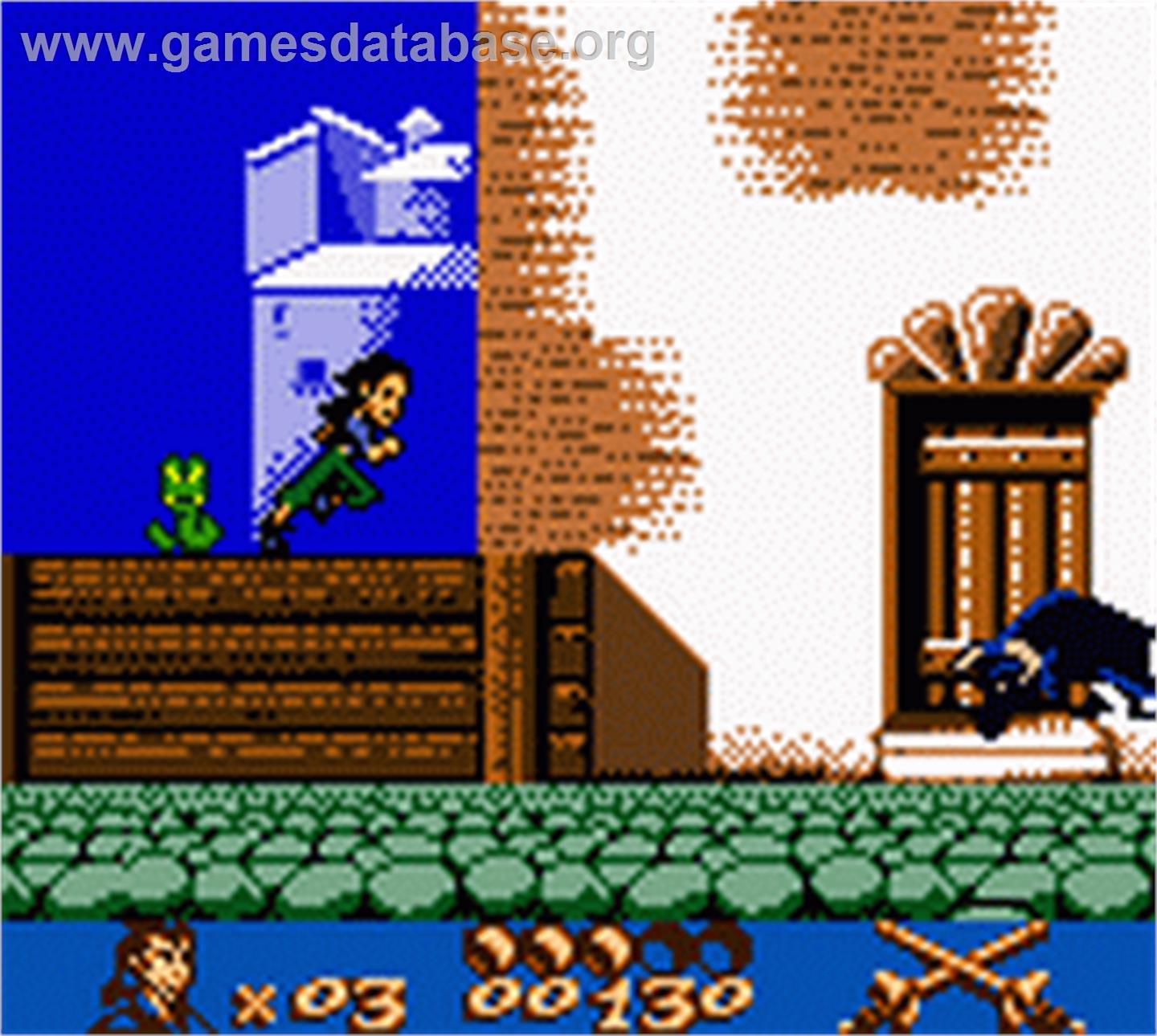 Gold and Glory: The Road to El Dorado - Nintendo Game Boy Color - Artwork - In Game