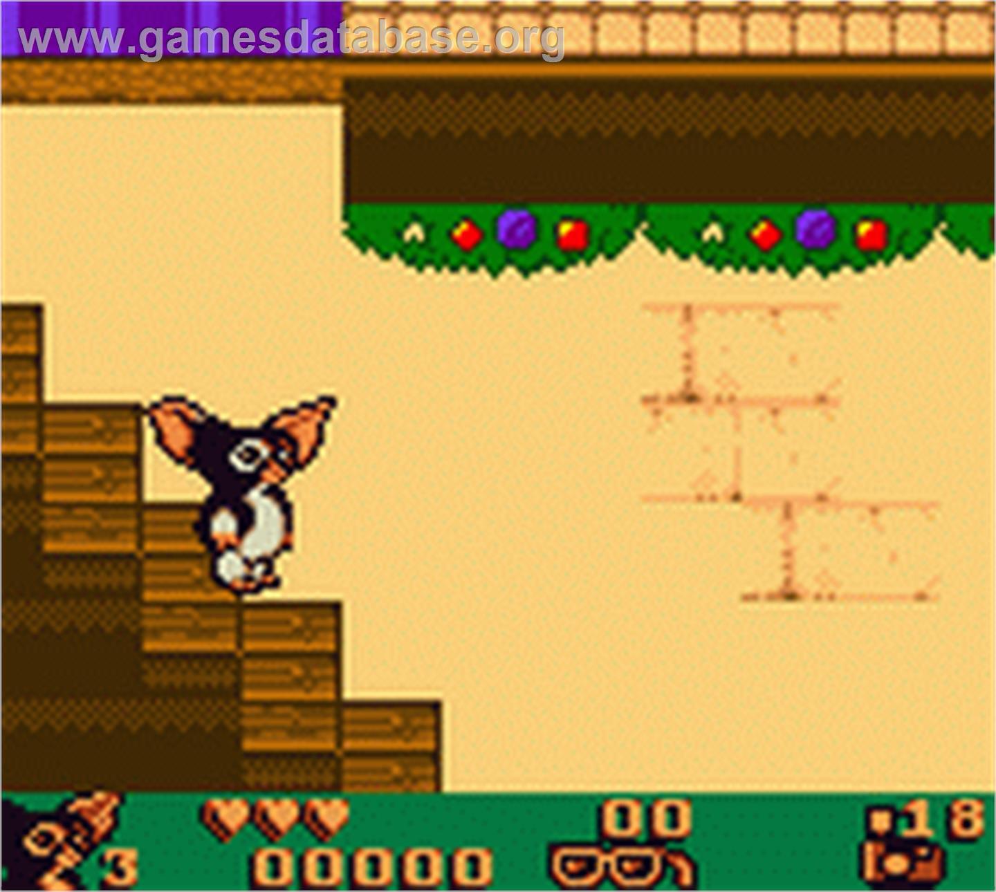 Gremlins Unleashed - Nintendo Game Boy Color - Artwork - In Game