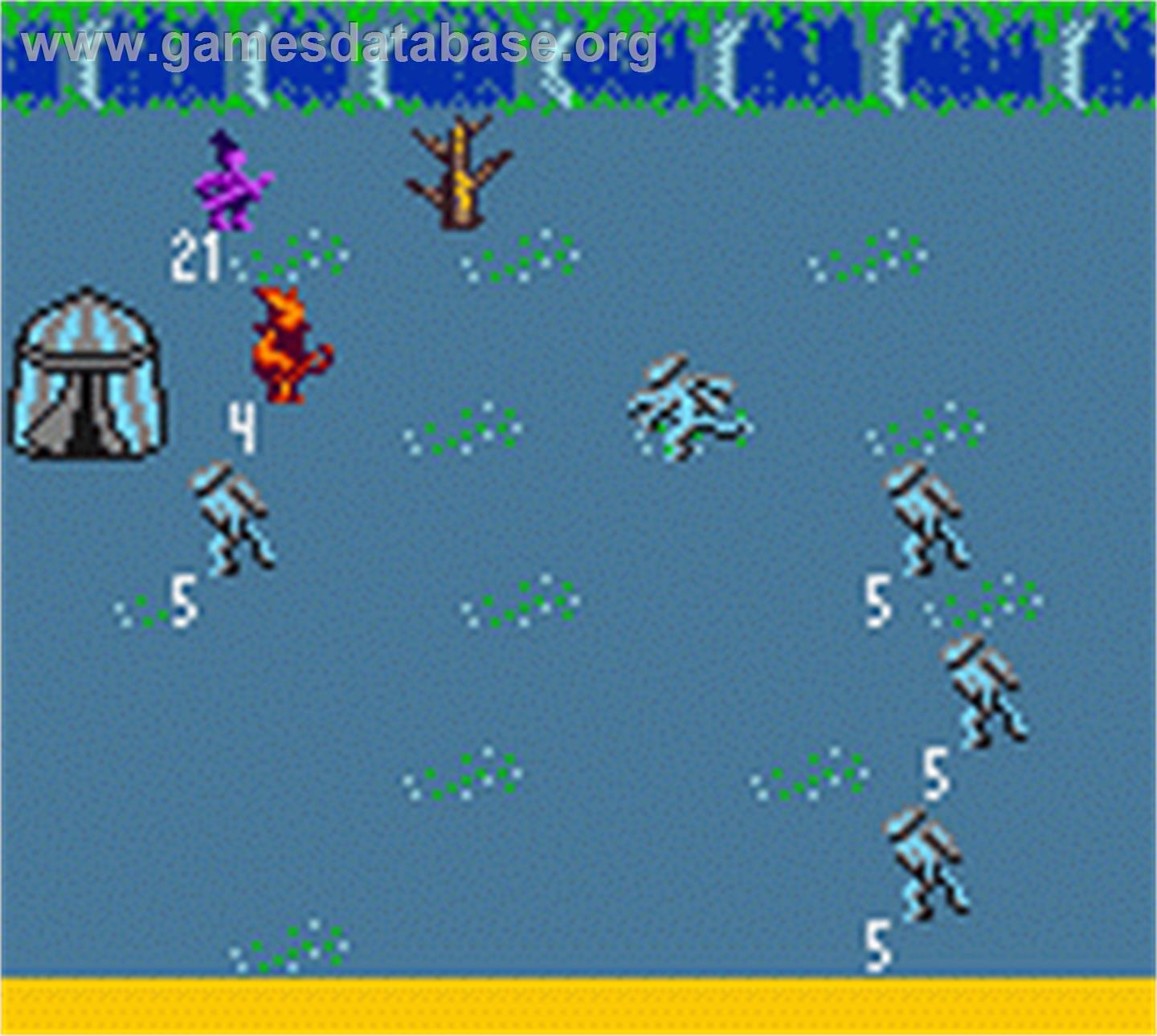 Heroes of Might and Magic - Nintendo Game Boy Color - Artwork - In Game