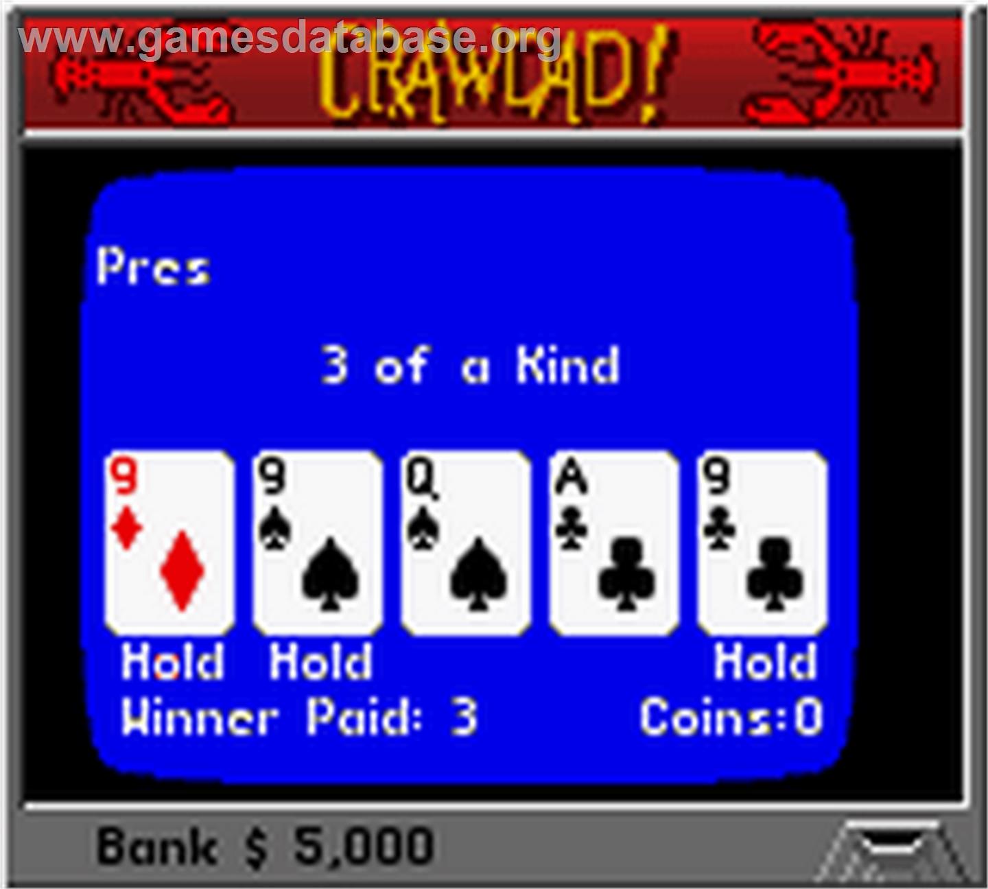 Hoyle Casino - Nintendo Game Boy Color - Artwork - In Game