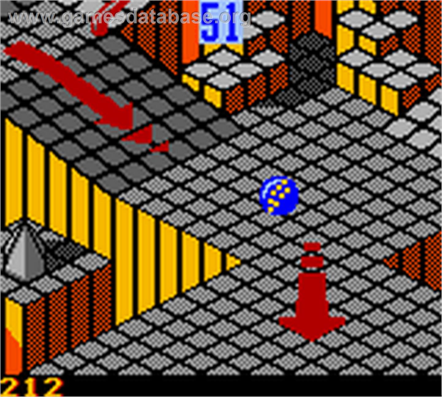 Marble Madness - Nintendo Game Boy Color - Artwork - In Game