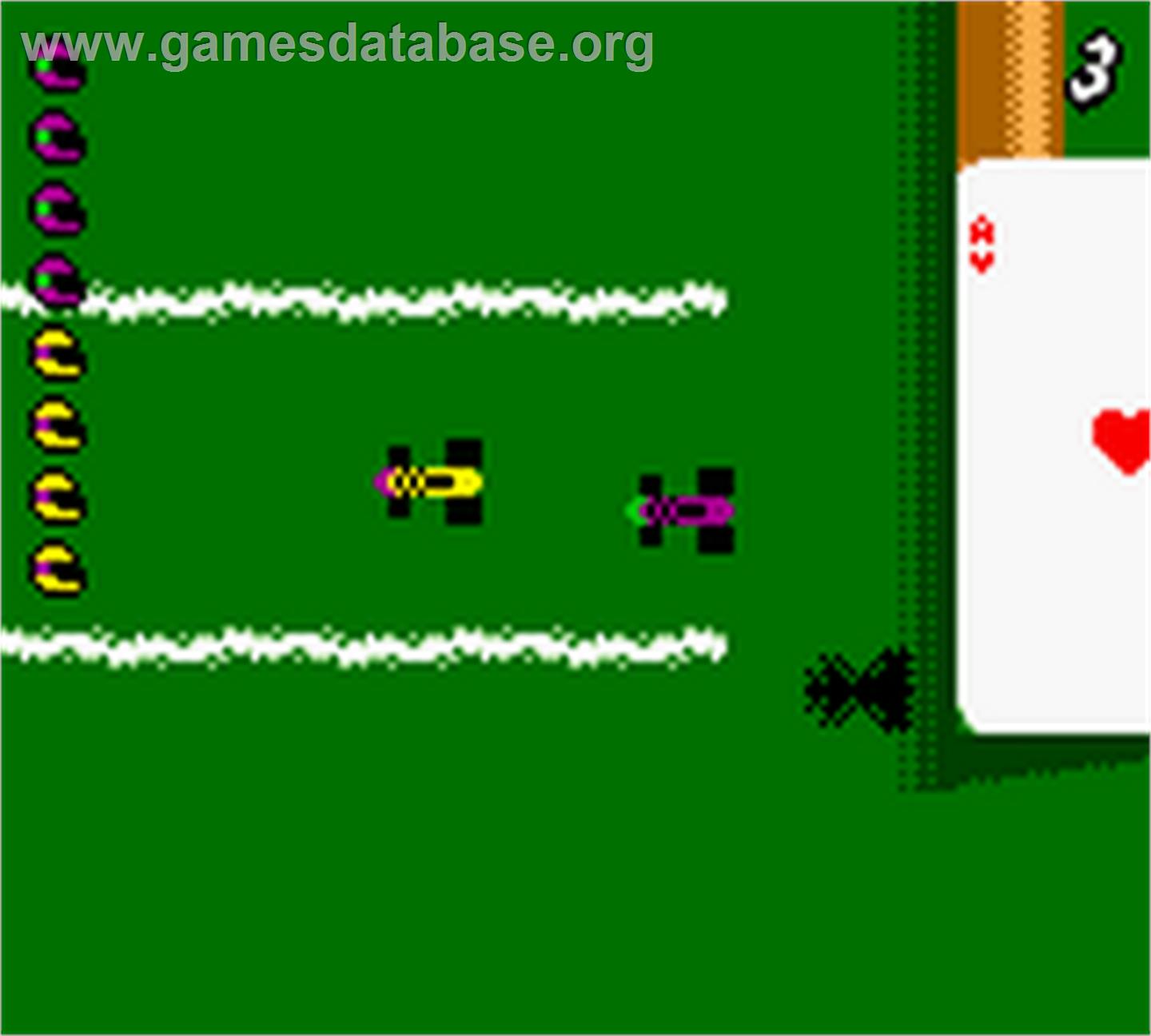 Micro Machines V3 - Nintendo Game Boy Color - Artwork - In Game
