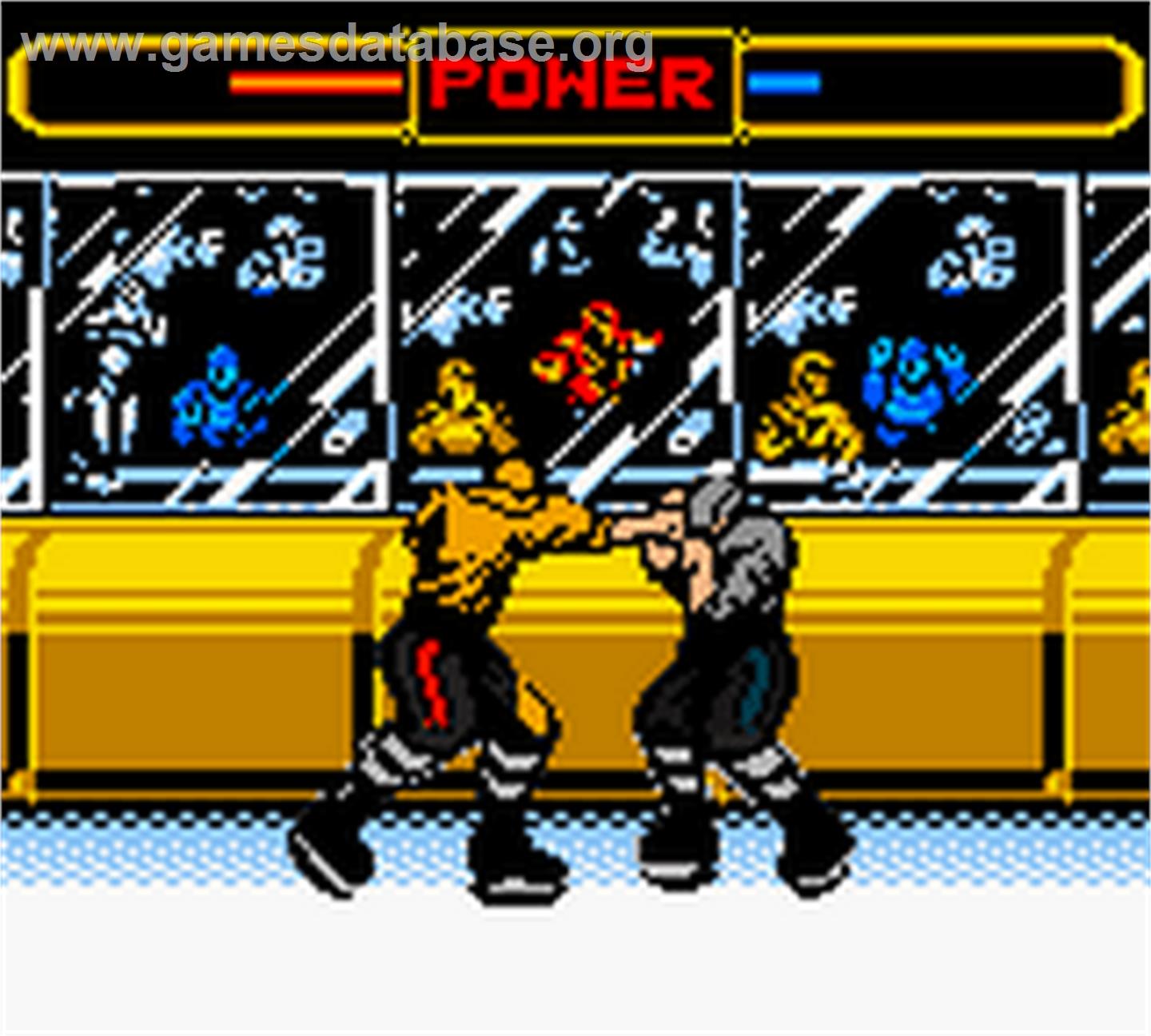 NHL Blades of Steel - Nintendo Game Boy Color - Artwork - In Game