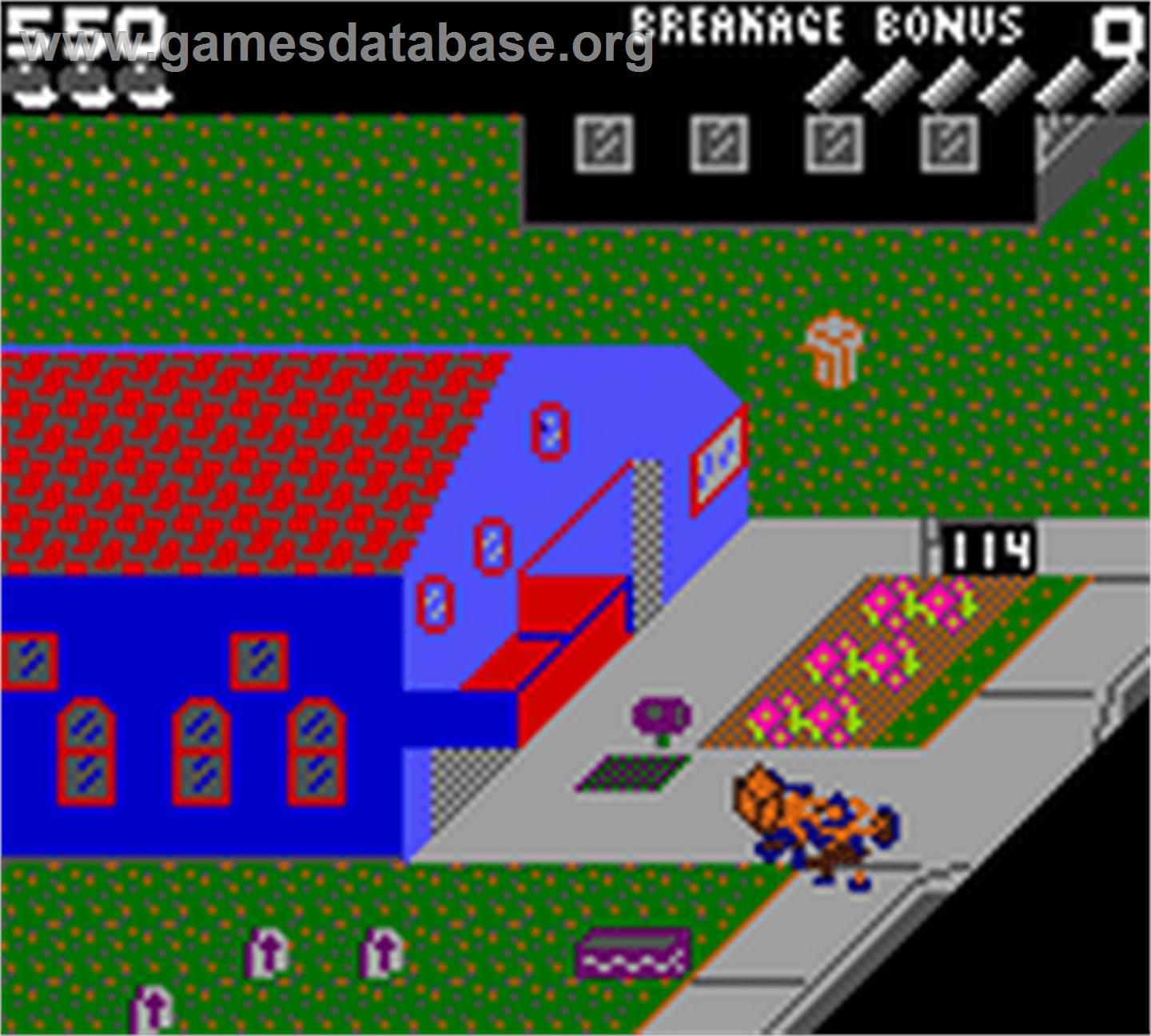 Paperboy - Nintendo Game Boy Color - Artwork - In Game