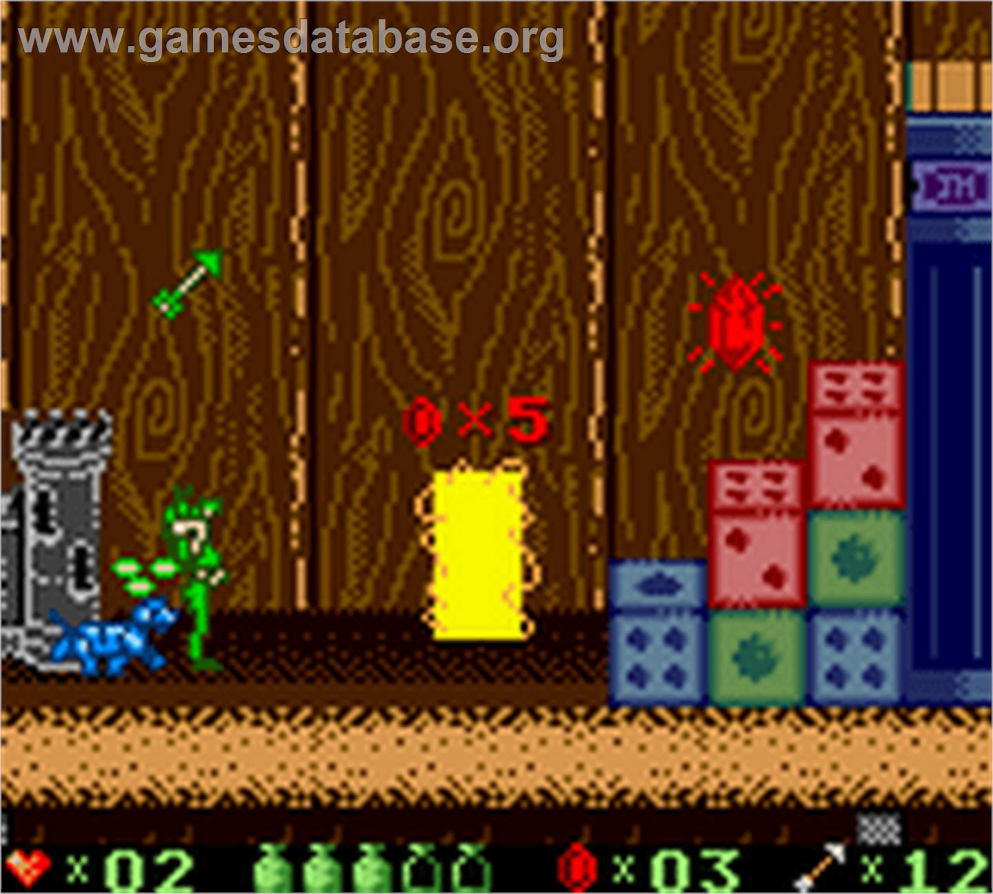 Portal Runner - Nintendo Game Boy Color - Artwork - In Game
