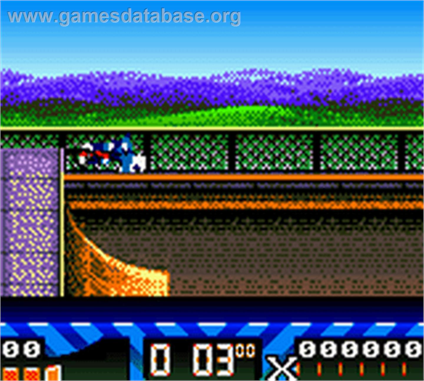 Road Champs: BXS Stunt Biking - Nintendo Game Boy Color - Artwork - In Game