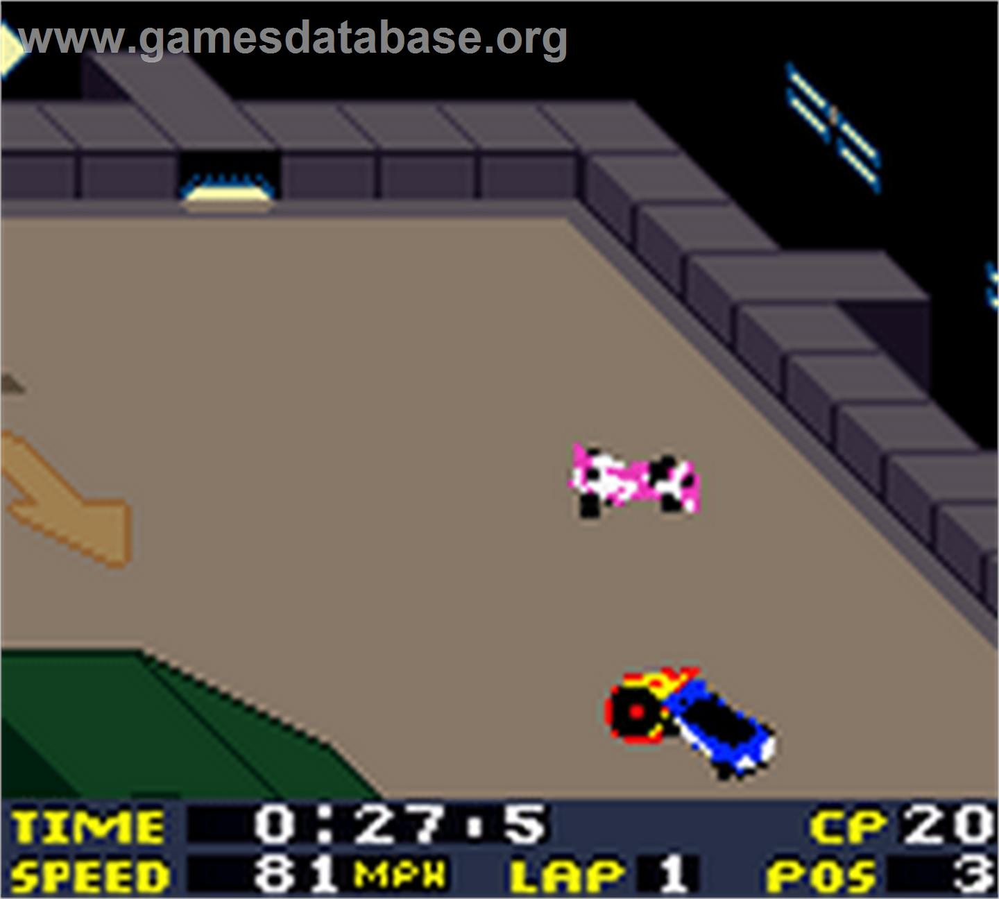 San Francisco Rush 2049 - Nintendo Game Boy Color - Artwork - In Game