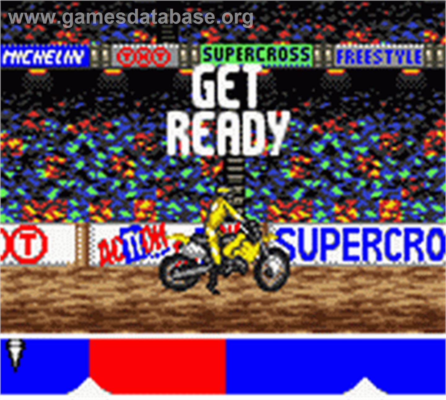Supercross Freestyle - Nintendo Game Boy Color - Artwork - In Game