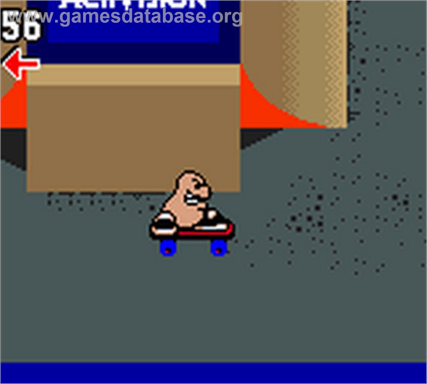 Tech Deck Skateboarding - Nintendo Game Boy Color - Artwork - In Game