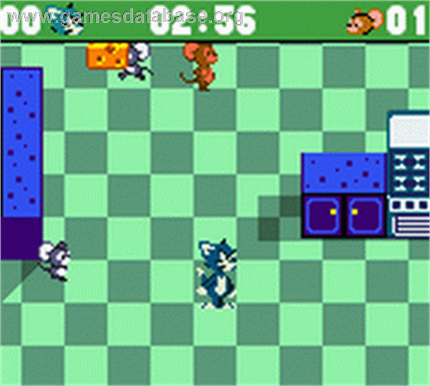 Tom And Jerry - Mouse Hunt - Nintendo Game Boy Color - Artwork - In Game