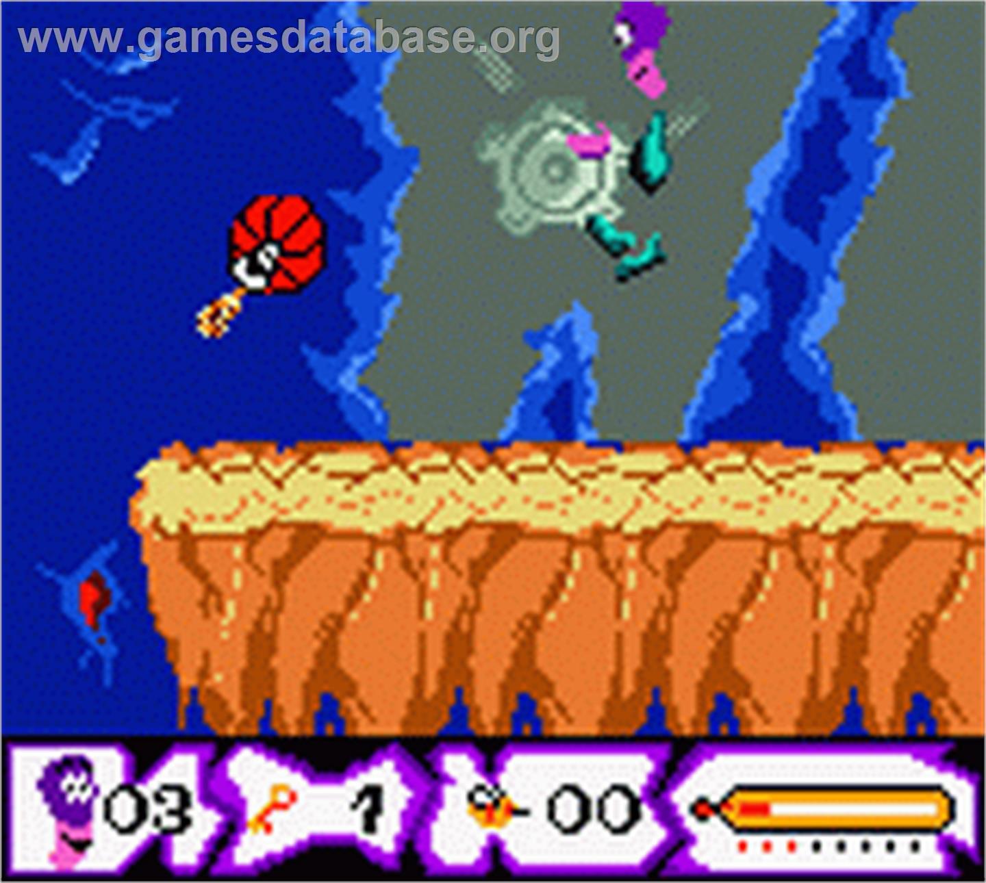 Tonic Trouble - Nintendo Game Boy Color - Artwork - In Game