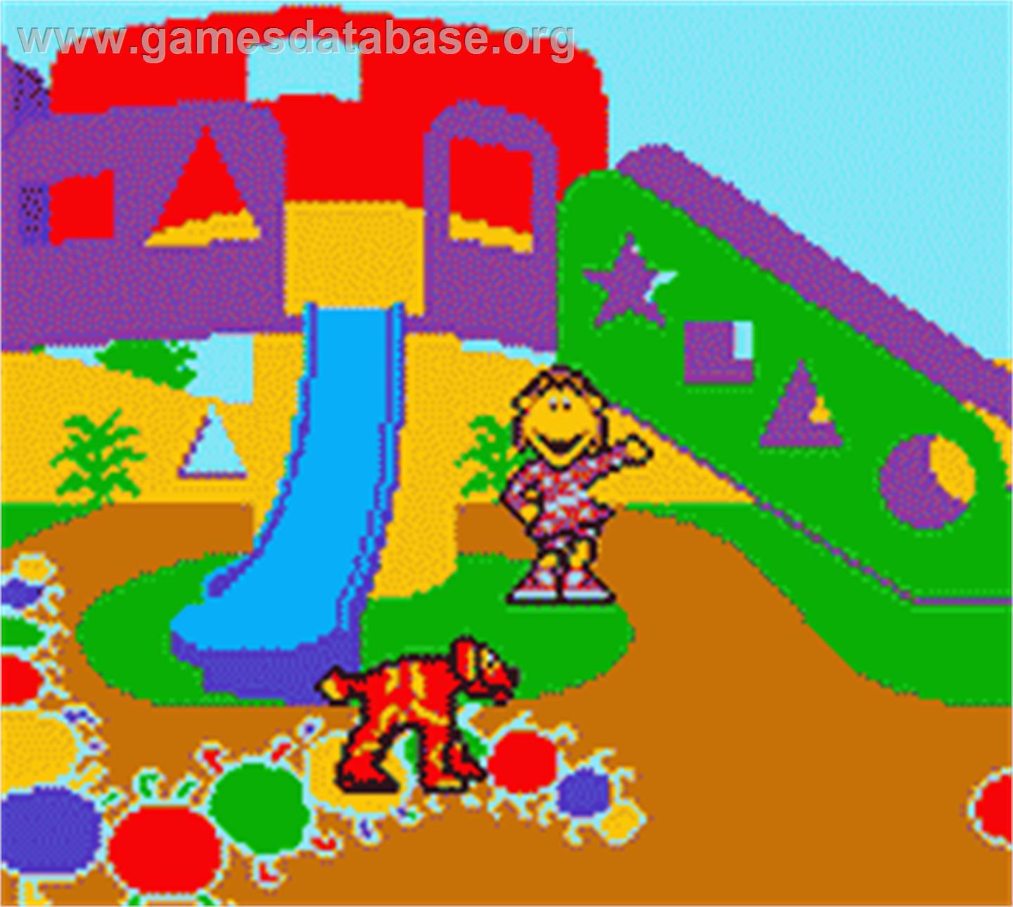 Tweenies - Doodles' Bones - Nintendo Game Boy Color - Artwork - In Game