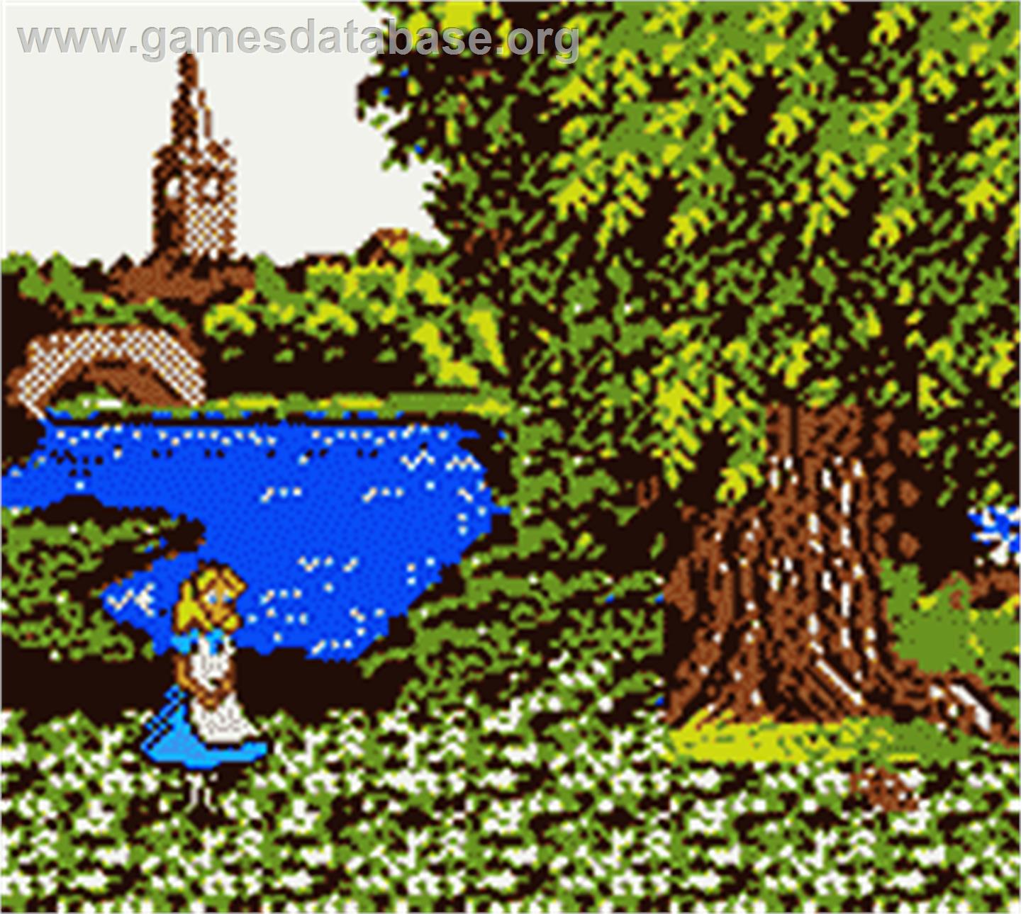 Walt Disney's Alice in Wonderland - Nintendo Game Boy Color - Artwork - In Game