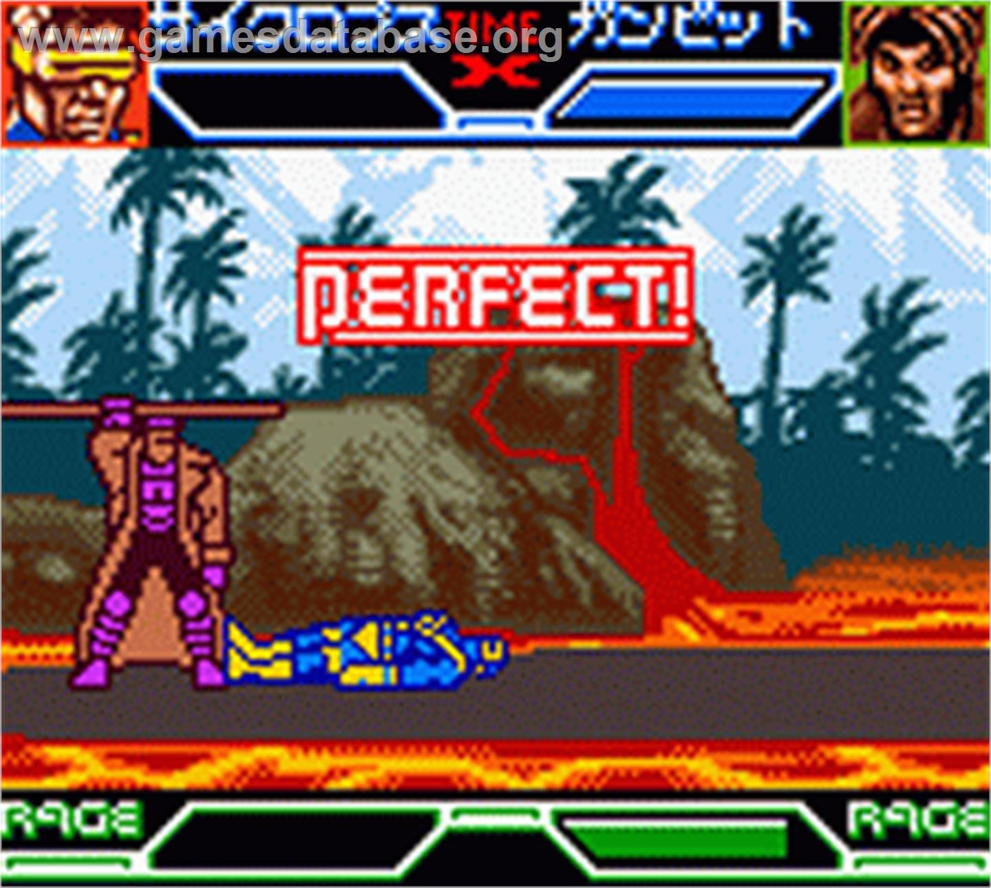 X-Men: Mutant Academy - Nintendo Game Boy Color - Artwork - In Game