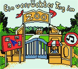 Title screen of Benjamin Bluemchen - Ein Verrueckter Tag Im Zoo on the Nintendo Game Boy Color.