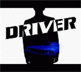 Title screen of Driver: You Are The Wheelman on the Nintendo Game Boy Color.