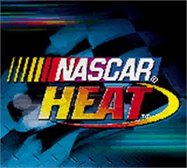 Title screen of Nascar Heat on the Nintendo Game Boy Color.